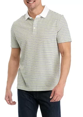 Men's Striped Polo Shirt