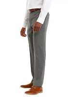 Men's Black and White Slacks