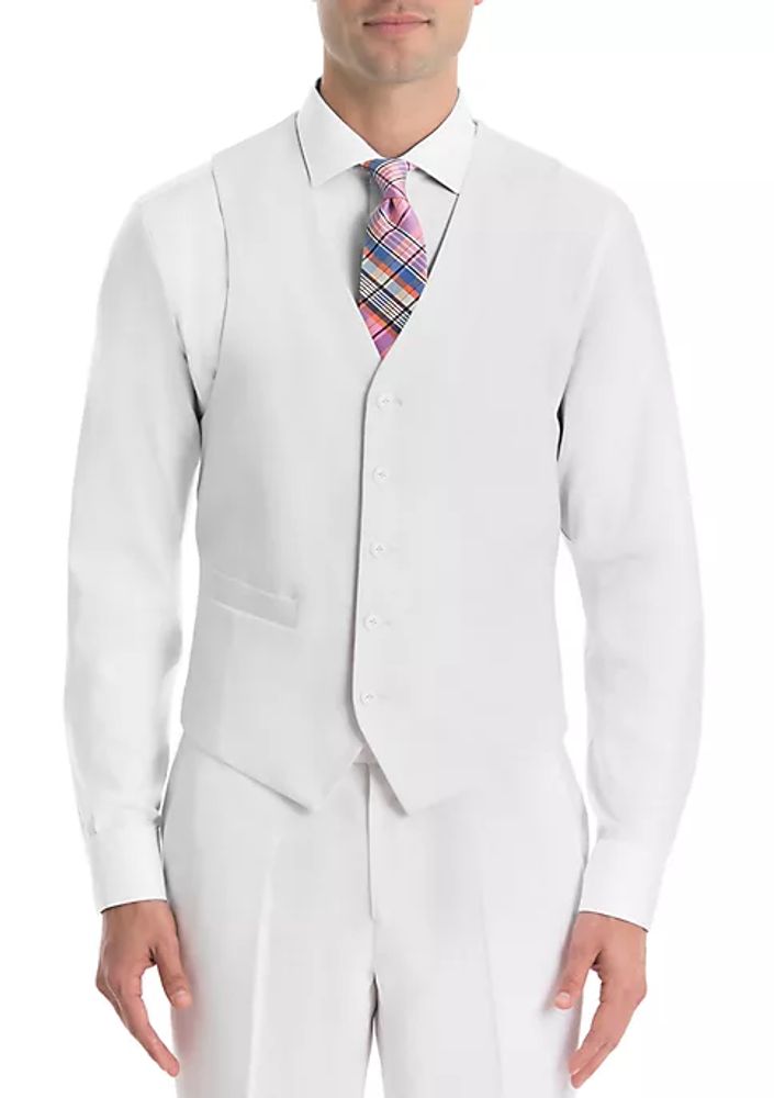 Belk White Linen Suit Separate Vest | The Summit