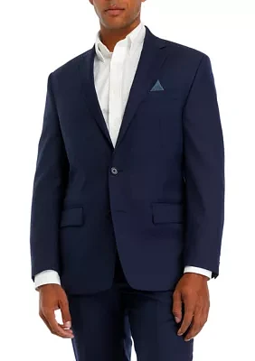 Single Breasted Solid Sport Coat