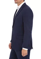 Single Breasted Blue Pattern Sport Coat