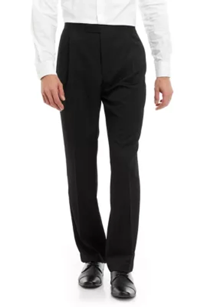 Classic Fit Pleat Tuxedo Pants