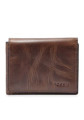 Derrick Leather Flip Trifold Wallet