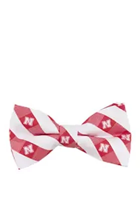 Eagles Wings NCAA Nebraska Cornhuskers Check Bow Tie