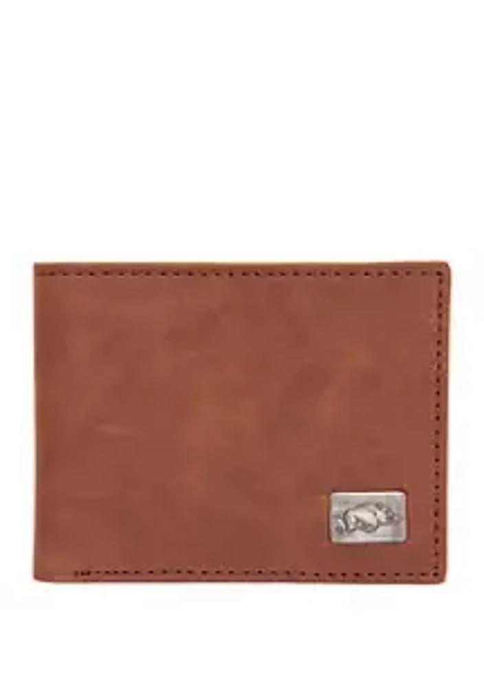 Eagles Wings NCAA Arkansas Razorbacks Bi Fold Wallet