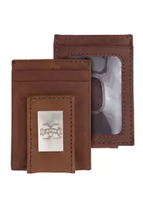 Eagles Wings NCAA Mississippi State Bulldogs Front Pocket Wallet