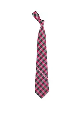 Eagles Wings NCAA NC State Wolfpack Check Tie