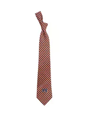 Eagles Wings NCAA Auburn Tigers Gingham Tie