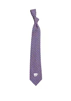 Eagles Wings NCAA Kansas State Wildcats Gingham Tie