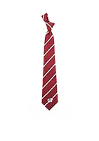 Eagles Wings Wisconsin Badgers Woven Poly 1 Tie