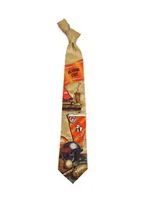 Eagles Wings NCAA Oklahoma State Cowboys Nostalgia Tie