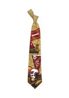 Eagles Wings NCAA Wisconsin Badgers Nostalgia Tie