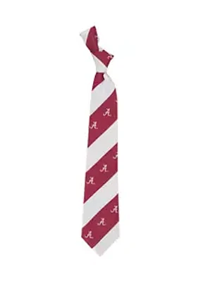 Eagles Wings NCAA Alabama Crimson Tide Geo Stripe Tie