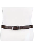 30 Millimeter Black/Brown Leather Belt