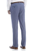 Blue Chambray Stretch Pants