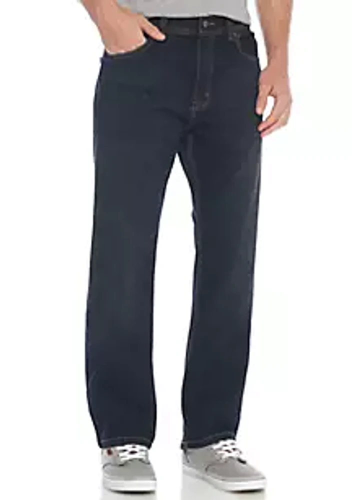 TRUE CRAFT Relaxed Fit Meyer Stretch Jeans