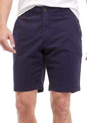 9" Stretch Twill Shorts