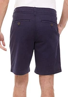 9" Stretch Twill Shorts