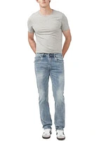 Straight Light Wash Jeans