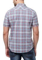 Safe Plaid Button Shirt