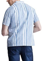 Men's Short Sleeve Striped Shirt