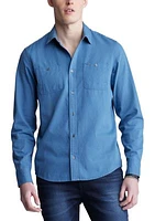 Men's Long Sleeve Woven Shirt