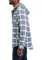 Men's Plaid Hooded Jacket