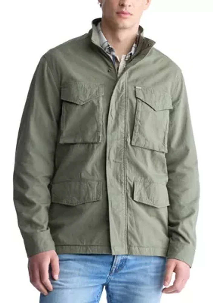 Jafom Men's Utility Jacket with Pockets