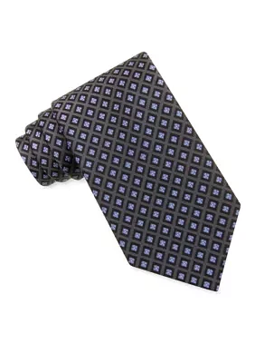 Micro Square Woven Tie