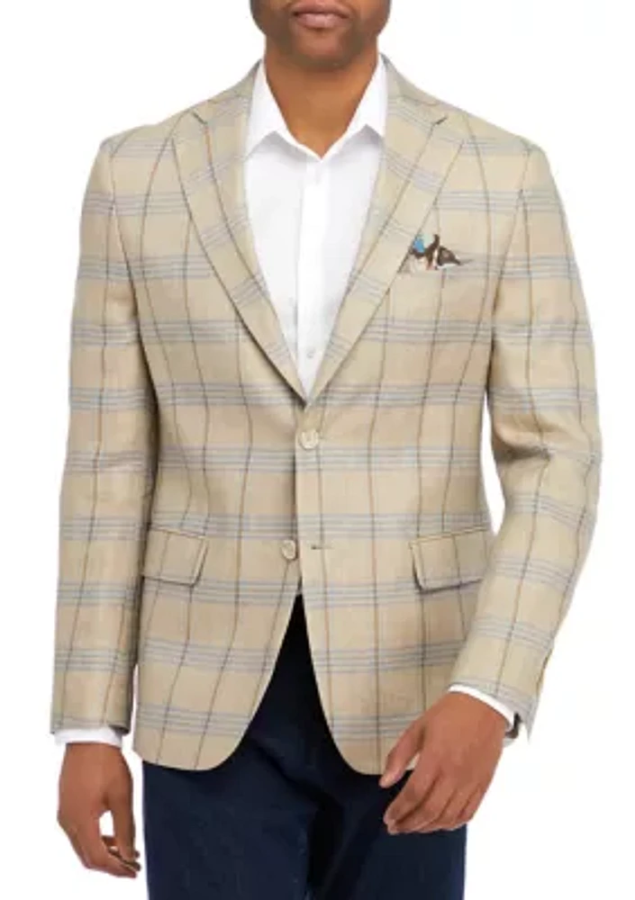 Men's Multi Plaid Sport Coat