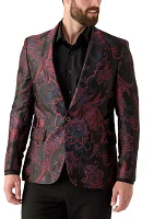 Men's Single Breasted One Button Sport Coat