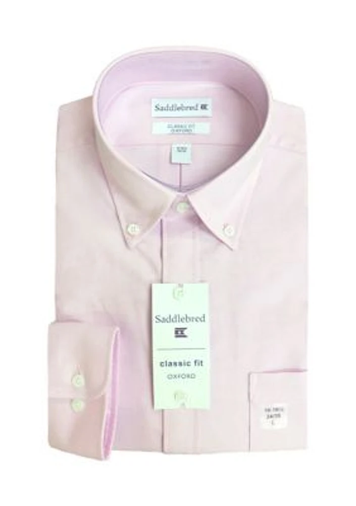 Pink Oxford Button Down Shirt