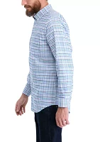 Multi Plaid Dress Shirt