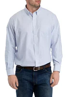 Men's Tall Striped Oxford Shirt