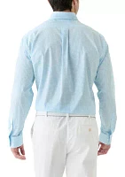 Long Sleeve Checkered Dress Shirt