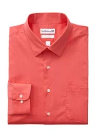 Stretch Solid Dress Shirt