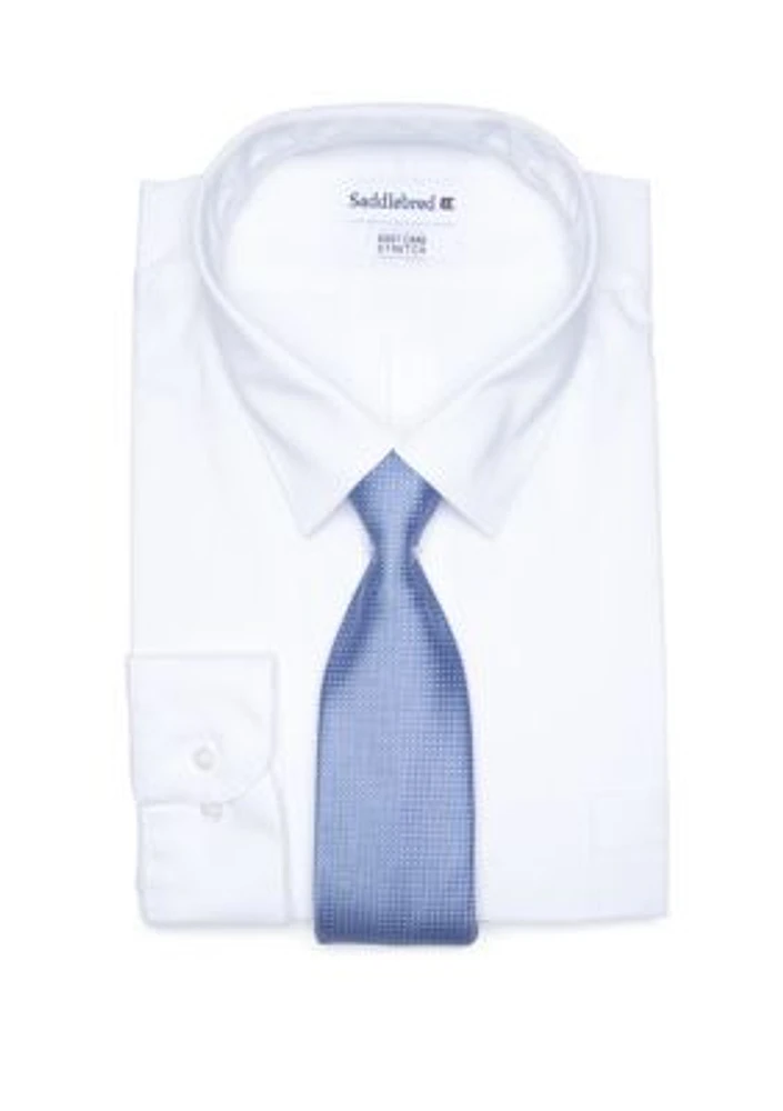 Big & Tall Allover Stretch Dress Shirt