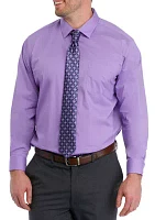 Big & Tall Dress Shirt and Tie Set