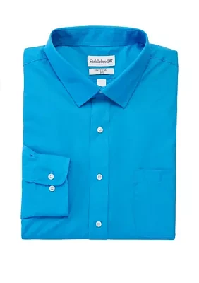 Big & Tall Solid Stretch Collar Shirt