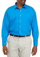 Big & Tall Solid Stretch Collar Shirt