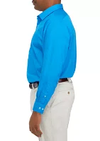 Big & Tall Solid Stretch Collar Shirt