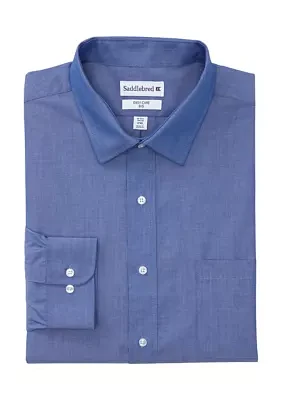 Men's Big Fashion Yarn Dye Dress Shirt