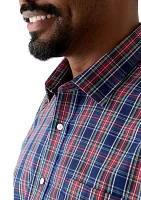 Big & Tall Tartan Yarn Dyed Shirt