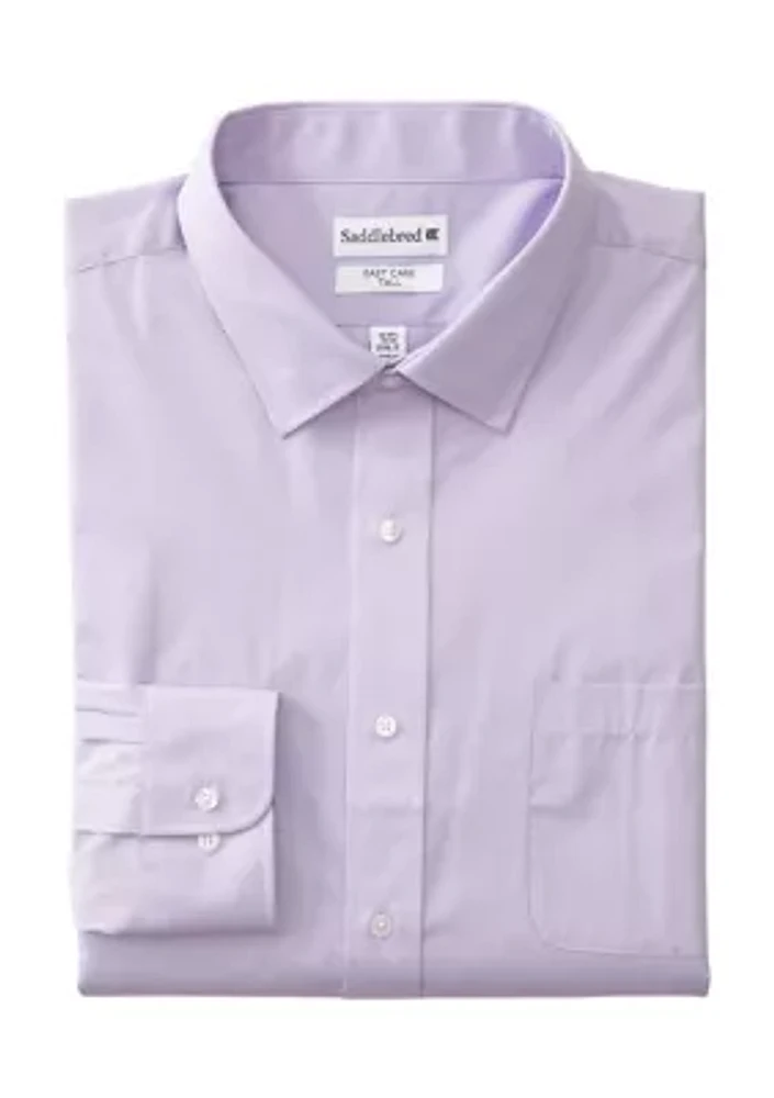 Men's Tall Solid Poplin Shirt