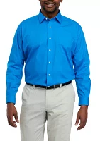 Big & Tall Solid Stretch Collar Shirt