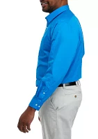 Big & Tall Solid Stretch Collar Shirt