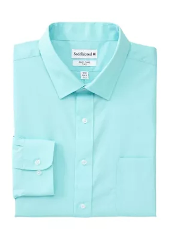 Men's Tall Solid Poplin Shirt