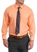 Men's Tall Solid Poplin Dress Shirt