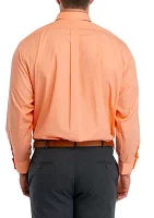 Men's Tall Solid Poplin Dress Shirt