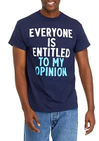 Opinion Graphic T-Shirt